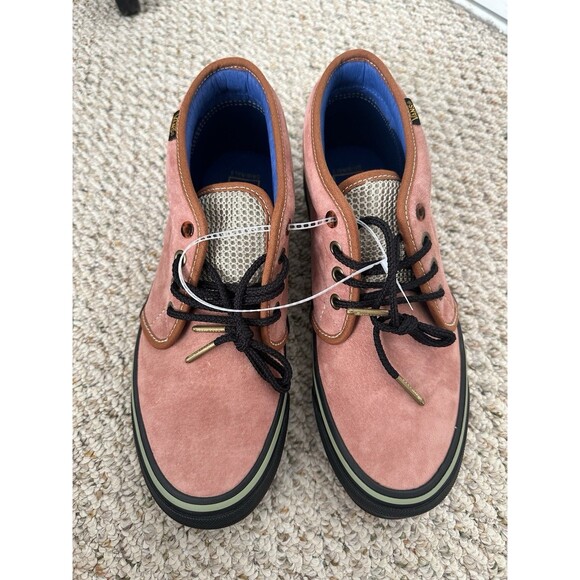 MENS NEW VANS VAULT BODEGA X OG CHUKKA LX MID MODERN RED SZ 9 RARE - Picture 2 of 6